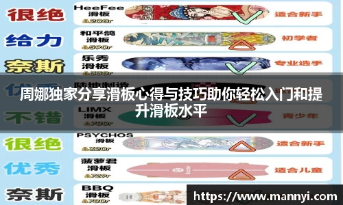 周娜独家分享滑板心得与技巧助你轻松入门和提升滑板水平